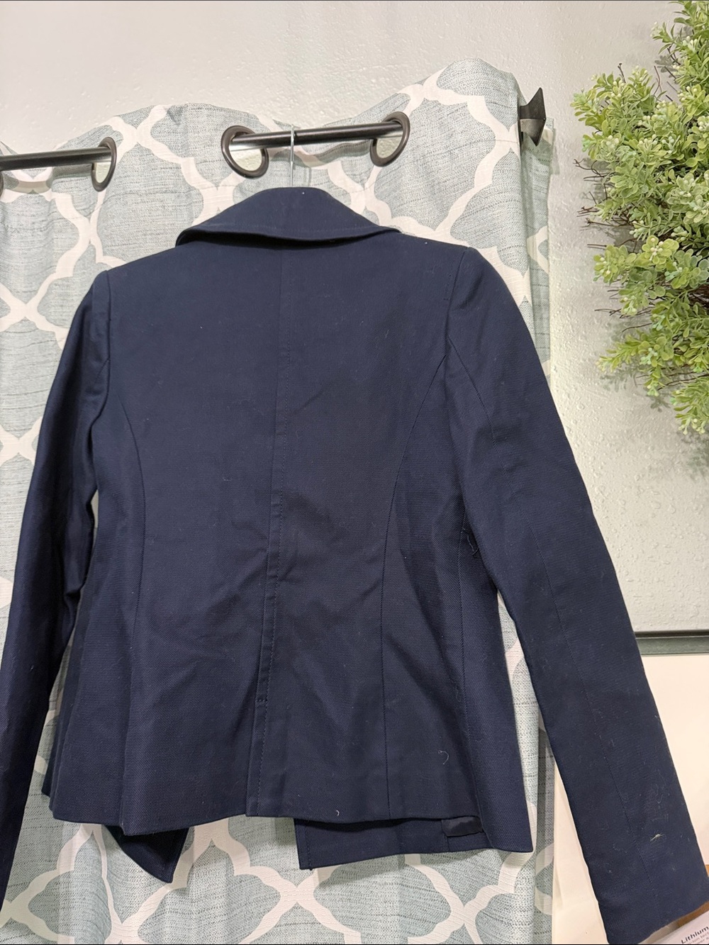 Juicy Couture Navy Double-Breasted Blazer Jacket - Picture 2 of 4
